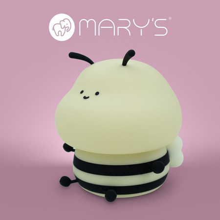 Dětské LED noční světlo 3W 3000K teplá bílá + RGB dobíjecí 1200mAh MARY'S YELLOW BIRD