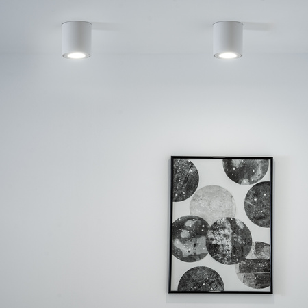 Povrchová montáž HALOGENOVÉ Spot Tuba Pevná EGIO GU10 LUMILED Kulatá IP44 Bílá 83mm