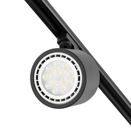 Kolejové bodové svítidlo TONI ES111 stropní svítidlo Pohyblivé černé