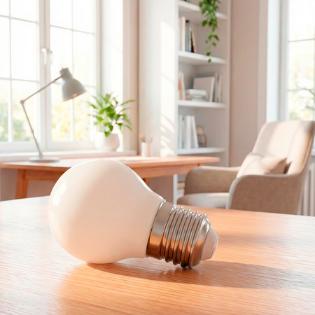 LED žárovka E27 kapka P45 2,2W 470lm = 40W 2700K teplá bílá 360° Filament energetická třída A LUMILED