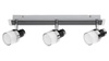 Nástěnné LED bodové svítidlo do koupelny 15W 1200lm 4000K černé IP44 Moderní Harold 5023 Rabalux