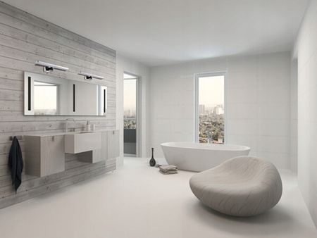 Koupelnové nástěnné svítidlo LED Povrchová montáž nad zrcadlo 12W 1070lm 4000K Neutrální obdélníková bílá IP44 Asten Kanlux