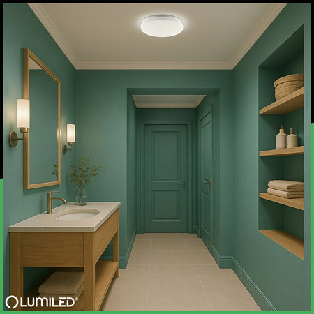 Stropní LED plafon pro povrchovou montáž 36W 4000K CELIS Round IP44 ALS LUMILED