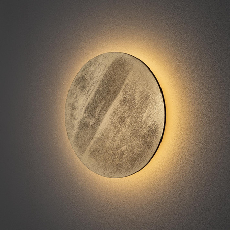 Nástěnné svítidlo LED 10W 130lm 3000K Warm Gold Modern RING WOOD LED M 10281 Nowodvorski