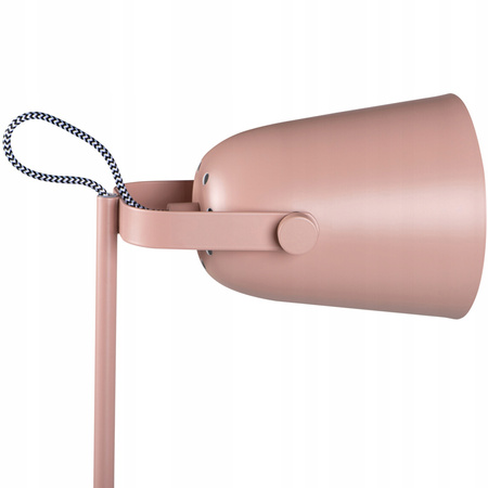 Stolní stolní lampa Školní kancelářská noční lampa Nastavitelná E27 Růžová Raibo Kanlux