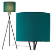 Dekorativní stojací lampa E27 zelená Tekla Sanico Goldlux