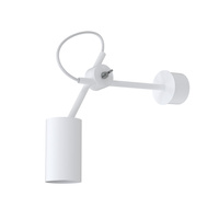 EYE 5654 Nowodvorski nástěnná lampa bílá GU10 trubice nástěnné lampy s pohyblivým ramenem ocelová minimalistická