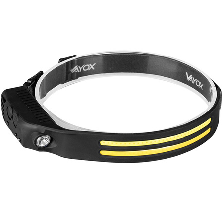 Dobíjecí čelovka 2x COB + XPE VA0129 VAYOX