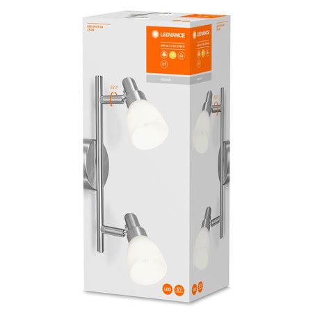 LED panelové bodové svítidlo 3,8W 400lm 3000K teplá šedá Downlight Slim Ledvance