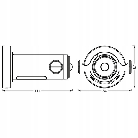 LED držák háčku na ručníky se senzorem pohybu LEDVANCE