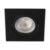 Kruhové podhledové svítidlo GU5.3 GU10 Square Black Dalla Kanlux Spot Luminaire
