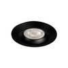 LED GU5.3 GU10 Kruhové černé svítidlo Liglo Kanlux pro zápustnou montáž halogenového bodového svítidla