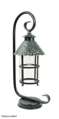 Venkovní stojací zahradní lampa POST Toledo K 4011/1/R E27 54cm Su-Ma