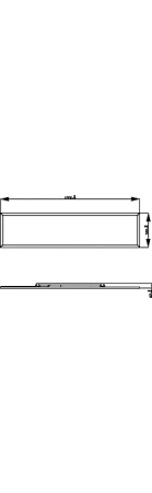 LED panel TOUCH pro povrchovou montáž 36W 2700K 120cm stmívatelný bílý PHILIPS