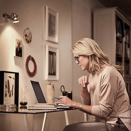 10x Žárovka LED GU10, 6W = 50W 580lm 4000K Neutrální bílá 120° Černá LUMILED