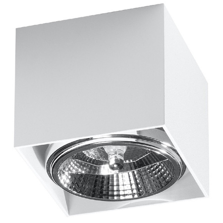 Svítidlo pro povrchovou montáž BLAKE GU10 ES111 Halogen Spot Square White SOLLUX