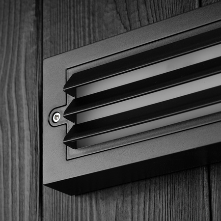 Zahradní nástěnné svítidlo Elevation LED nástěnné svítidlo 6W ČERNÁ POLA