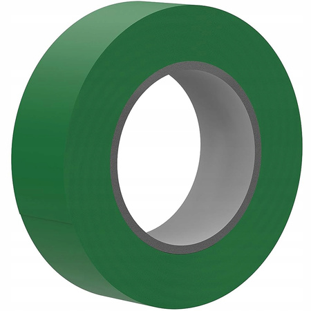 Silná PVC vodotěsná izolační páska 19 mm x 0,13 mm zelená 20 m