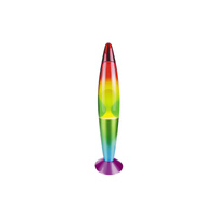 Stolní noční lampa Dekorativní E14 Vícebarevné moderní lízátko Rainbow 7011 Rabalux