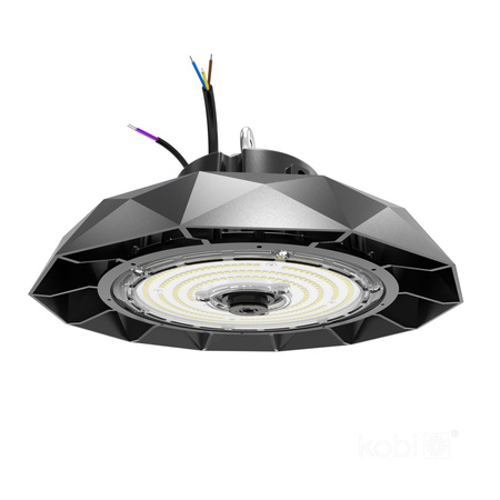 Průmyslové svítidlo LED High Bay 100W 18000lm 4000K neutrální bílá Black IP65 IK09 Anica Pro Kobi