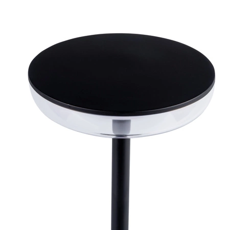 Stolní stolní lampa Školní kancelářská noční lampa Nastavitelná LED 1,7W 140lm 3000K Teplá černá IP44 Dobíjecí Fluxy Kanlux