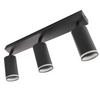 LED PARIS 3 x GU10 Black GOLDLUX (Polux) LED stropní/stěnové světelné pásky