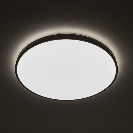 Plafond Stropní svítidlo LED 32W 2600lm 3000K teplá černá Vodotěsné IP44 AGNES ROUND LED PRO 10973 Nowodvorski