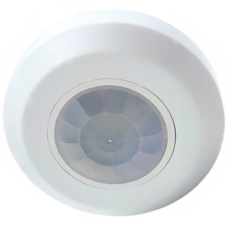 PIR 360° pohybový a soumrakový senzor 6m stropní bílá