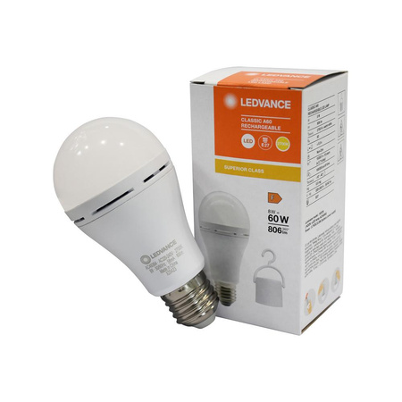 LED žárovka E27 A60 8W = 60W 806lm 2700K teplá bílá 180° Ledvance