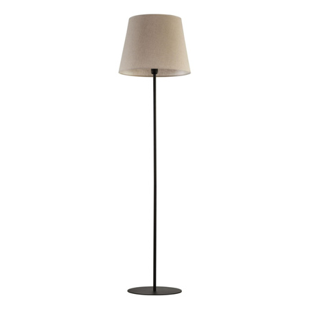 Stojící stojací lampa CHICAGO LINEN Stínidlo černo-béžové Loft E27 5151 TK Lighting