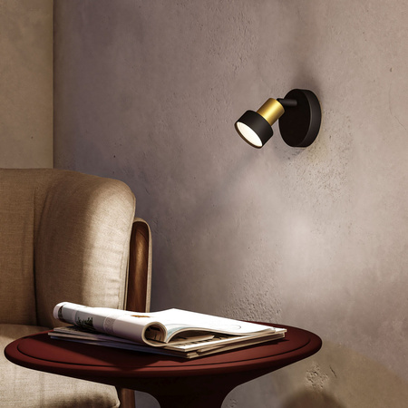 Nástěnné svítidlo GU10 černá-měděný vodič Philips