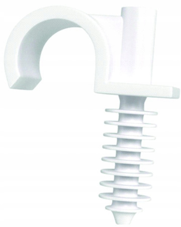 Držák pro montáž na jeden háček RING-32 White 50 ks ECOLIGHT