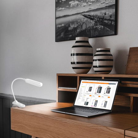 LED stolní lampa HELSINKI VIDEX stmívatelná 6W 3000K - 5500K CCT bílá