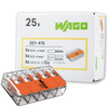 25x WAGO Quick Connector Instalační konektor 221-415 pro KABEL 5x0.2-4mm