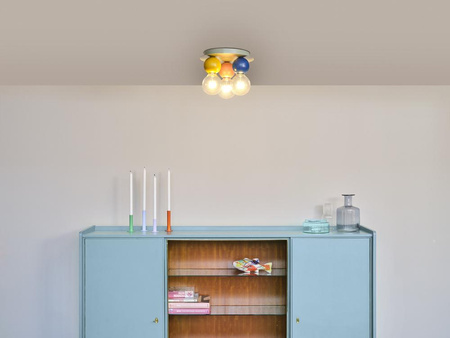 Povrchová dekorativní stropní lampa E27 Vícebarevný dekor Ledvance