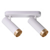Nástěnné a stropní bodové svítidlo 2x GU10 White Gold FADO Sanico Goldlux