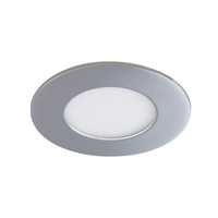 LED 3W 170lm 4000K chrom IP44 Industrial Lois 5584 Rabalux bodové svítidlo pro montáž pod omítku