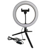LED stolní lampa 10W 240lm 2700-4000-6500K teplá 360° černá stmívatelná SELFIE Sanico Goldlux