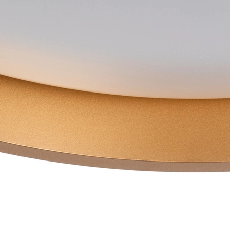 Plafond LED stropní panel Svítidlo pro povrchovou montáž 17,5W 945lm 4000K Neutral 120° Round White Gold Soln Kanlux