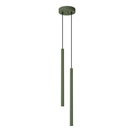 Stropní závěsné svítidlo Tuba Spot 2x G9 Olive Pastelo Ocean Green SL.1519 Sollux