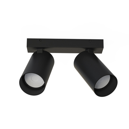 MONO II 7841 Nowodvorski Černý bodový reflektor 2xGU10 pro povrchovou montáž Moderní