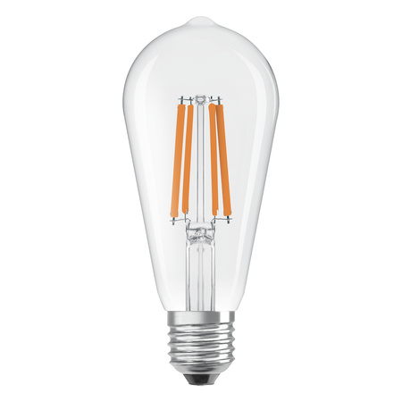 LED žárovka ST64 E27 6,5W = 60W 806lm 4000K Neutral 300° Retrofit Filament CLASSIC Osram