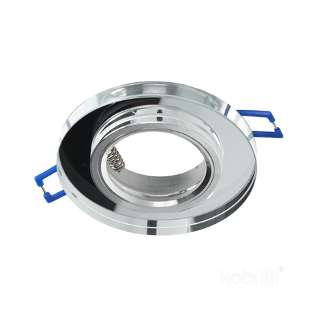 Halogenové zapuštěné bodové svítidlo GU10 pro zápustnou montáž Transparent Round Kobi