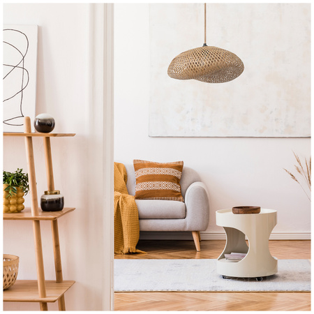 Bambusová dekorativní závěsná lampa E27 Brugia Kobi