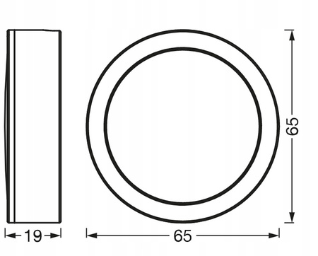 3x LED lampa 3W 3000K Svítidlo pod skříňové osvětlení Černá LEDVANCE