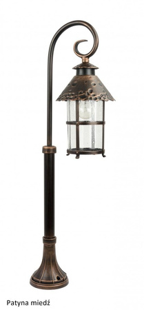 Venkovní zahradní lampa LANTERN E27 Toledo K 5002/3/R 86cm černá Su-Ma