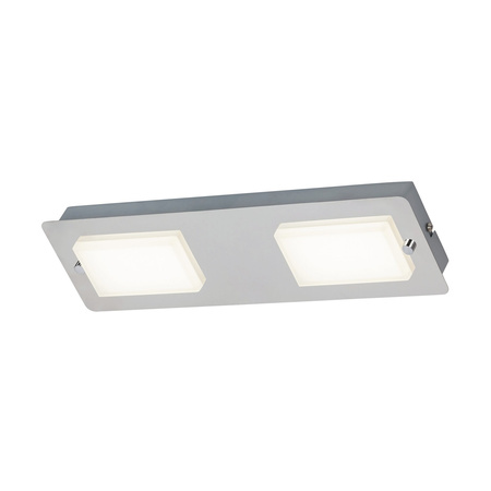 Nástěnné svítidlo LED Koupelnové svítidlo nad zrcadlo 10W 774lm 4000K Chrome IP44 Minimalist Ruben 5723 Rabalux