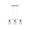 Závěsné stropní svítidlo 3 x E27 Chrome Modern Miroslaw Rabalux