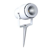 Reflektor zahradní lampy 12W zelené světlo zapuštěné nastavitelné bílé VT-857 V-TAC