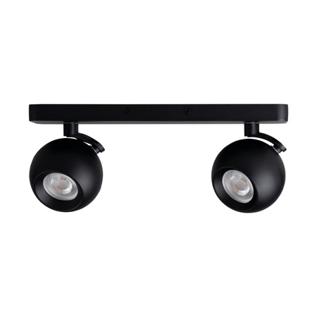 Nástěnné svítidlo Stropní svítidlo Nastavitelné LED GU10 Round Black Galoba Kanlux